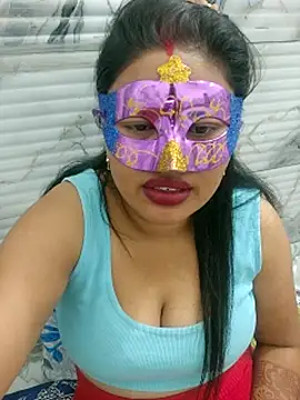 Janvi-Bhabi Show in webcam