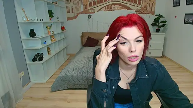 Show de EvaMoshi na webcam