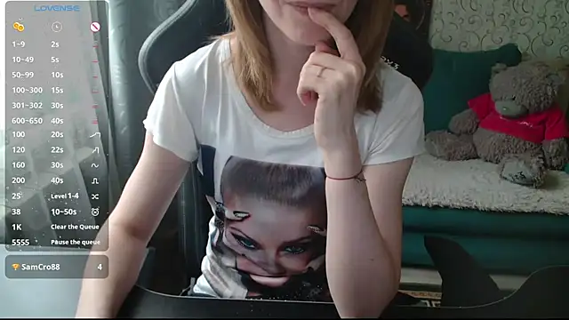 Show de ____Alisa____ na webcam