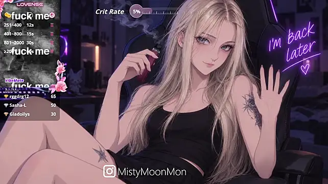 -MistyMoon- Webcam show