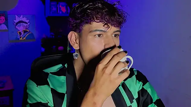 Show de MikeyKuro na webcam