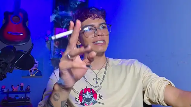 Show de MikeyKuro na webcam
