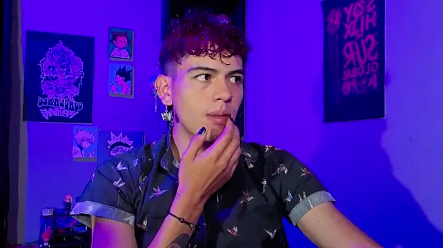 Show de MikeyKuro na webcam