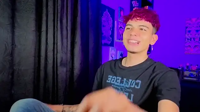 Show de MikeyKuro na webcam