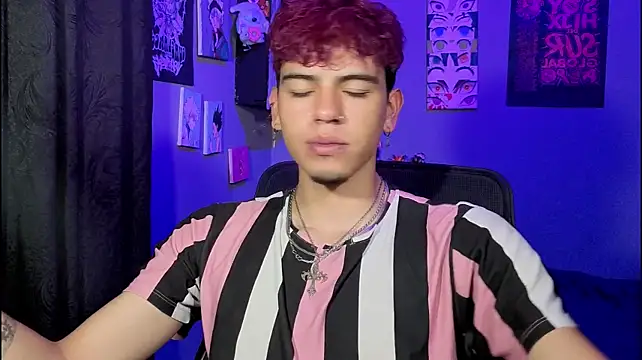 Show de MikeyKuro na webcam