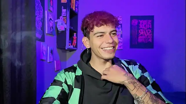 Show de MikeyKuro na webcam