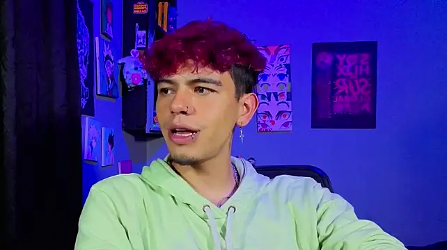 Show de MikeyKuro na webcam