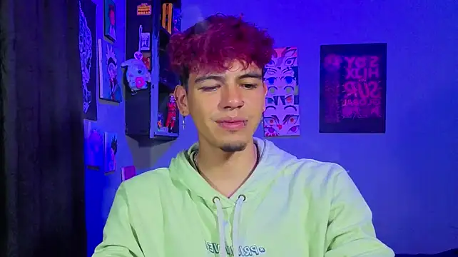 Show de MikeyKuro na webcam