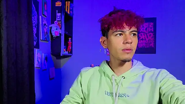 Show de MikeyKuro na webcam
