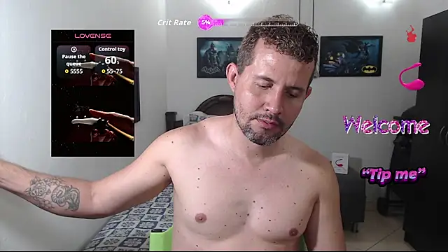 Show de IAM_DAWSON na webcam