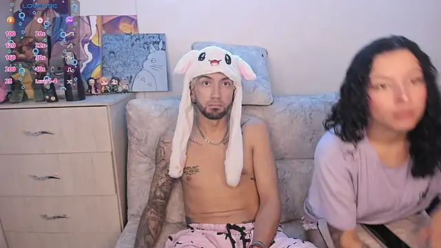Show de couplevibesss na webcam