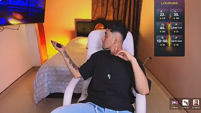 Show de CHRIS_ARS na webcam