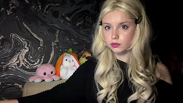 Show de curlyhaired na webcam