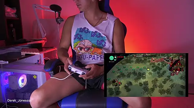 הופעת וובקאם של Derek_Jonesss