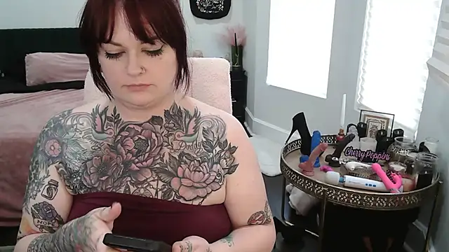 Show de CherryPoppinsx na webcam