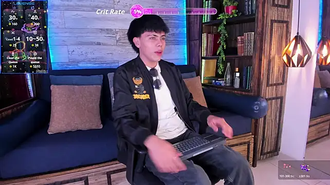 Show modela MichaelBanks na web-kameri
