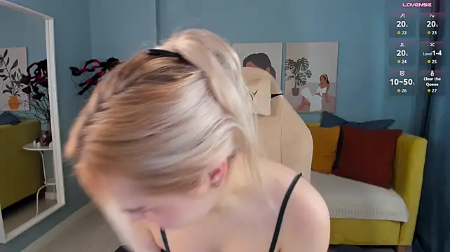 Show de DaisySnow na webcam