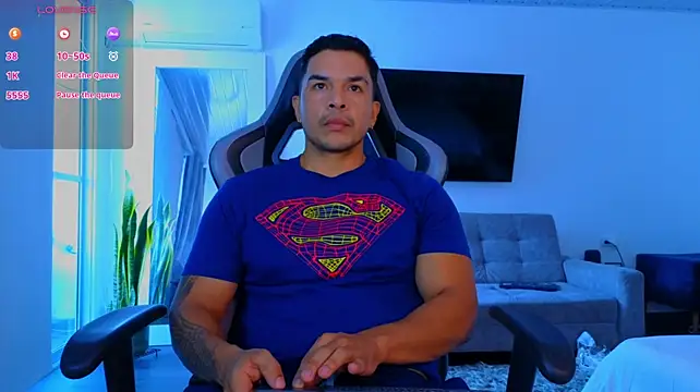 Show modela jhon_s na web-kameri