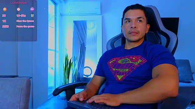Show modela jhon_s na web-kameri
