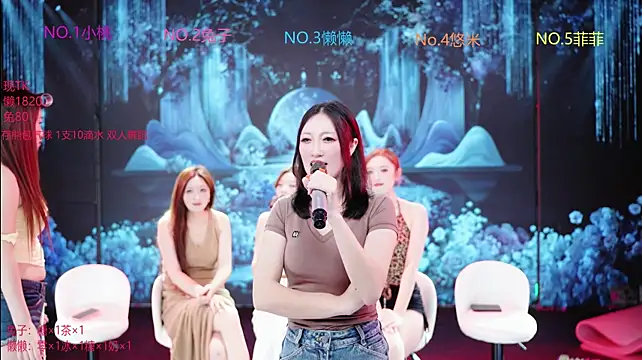 Show modela GiveMeFive001 na web-kameri