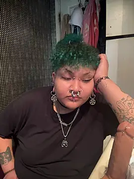 הופעת וובקאם של MetalFacedKunt