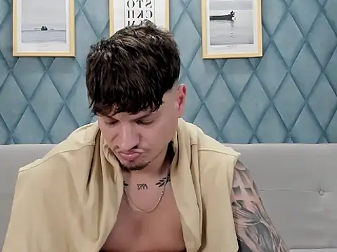 Show modela marioalessio na web-kameri