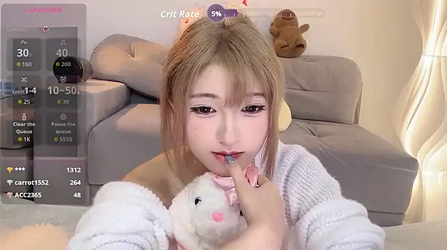 Show de YaoYao_o na webcam