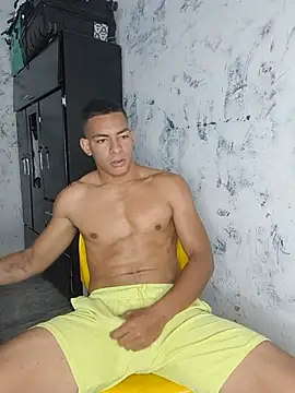 Show de SantiHardXL na webcam