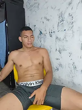 Show de SantiHardXL na webcam