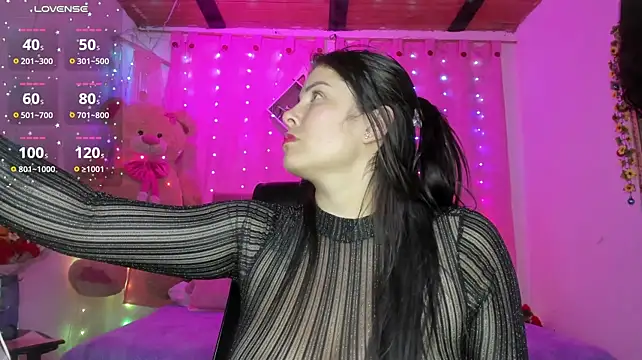 Show de DannaJeins na webcam