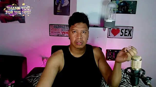 Show de Samvex na webcam