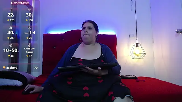 Show de MissScarleth na webcam