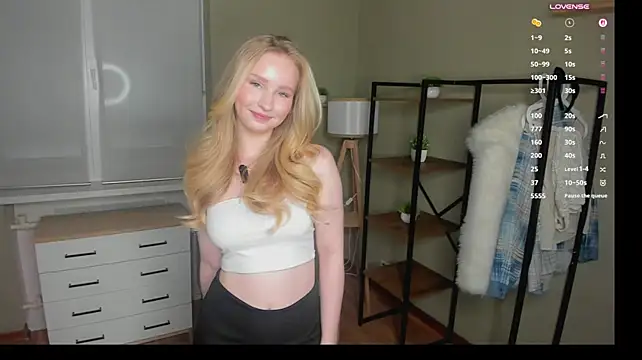 Show de BlondeMiaX na webcam