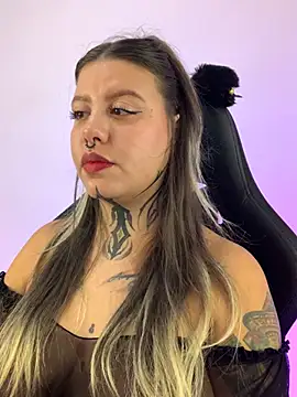 Show de ElliWeaver na webcam
