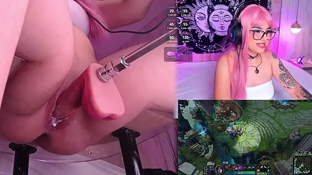 Show de AriaNoa na webcam