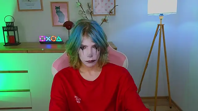 Show de lazy_jester na webcam