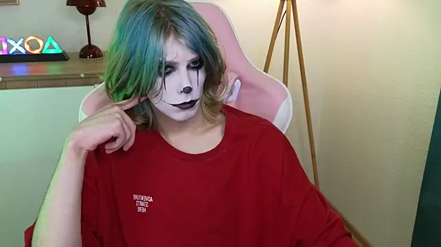 Show de lazy_jester na webcam