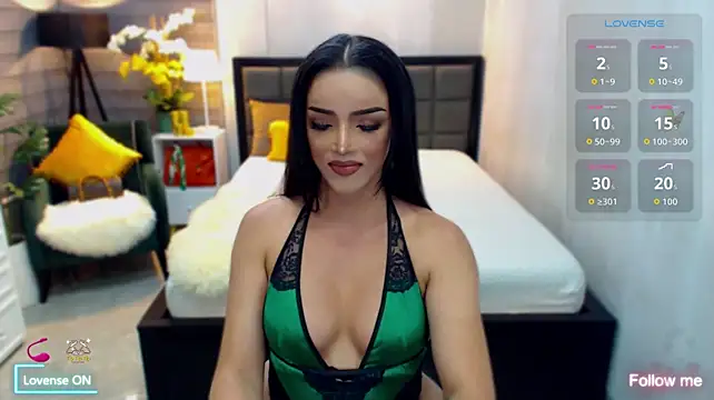 Show modela ThaliaSexGoddes na web-kameri