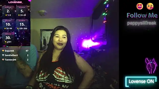 Show de pappyslilfreak na webcam