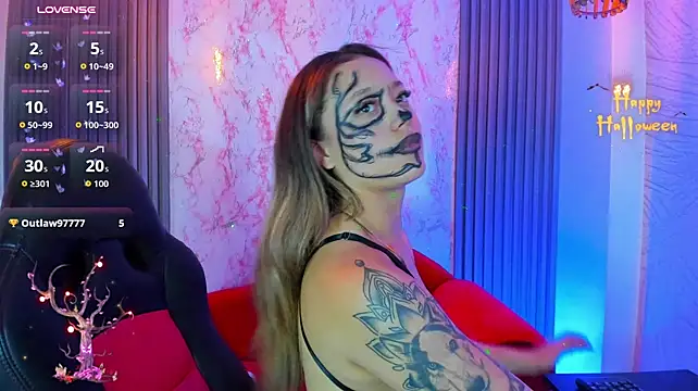 Show de DIOSAVIOLET na webcam