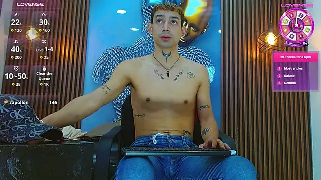 Show de DarkHuntter na webcam