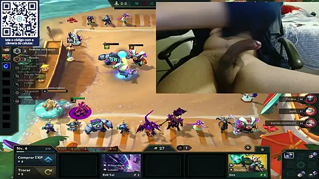 Show de NuDragon na webcam