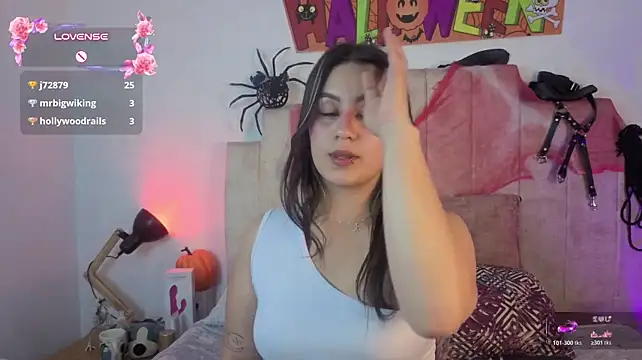 Show de Mia-collin na webcam