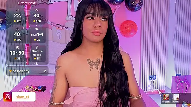 Show modela BabySiiam na web-kameri