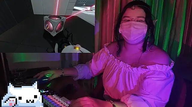 Show modela kisik_ na web-kameri