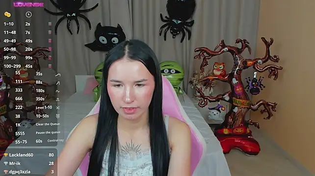 Show de Nika_Voices na webcam