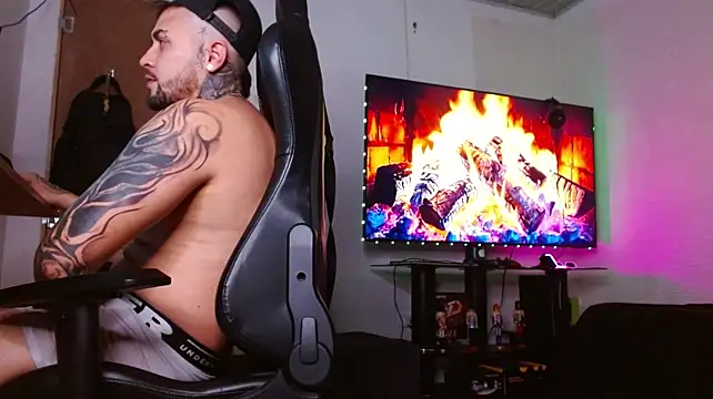 Show de LIAAM_2 na webcam