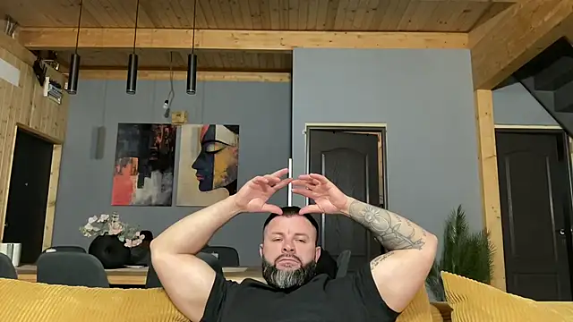 Show de AlphaSparks na webcam