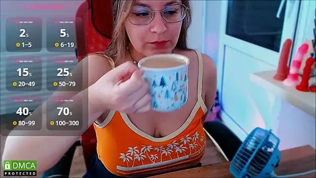 Elizabeth_Sunlight Show in webcam