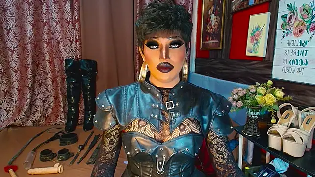 Show de demonfuta na webcam